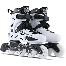 Fitness Inline Skates, Outdoor 4 Wheel Speed Racing Roller Skates for Men Women Adult