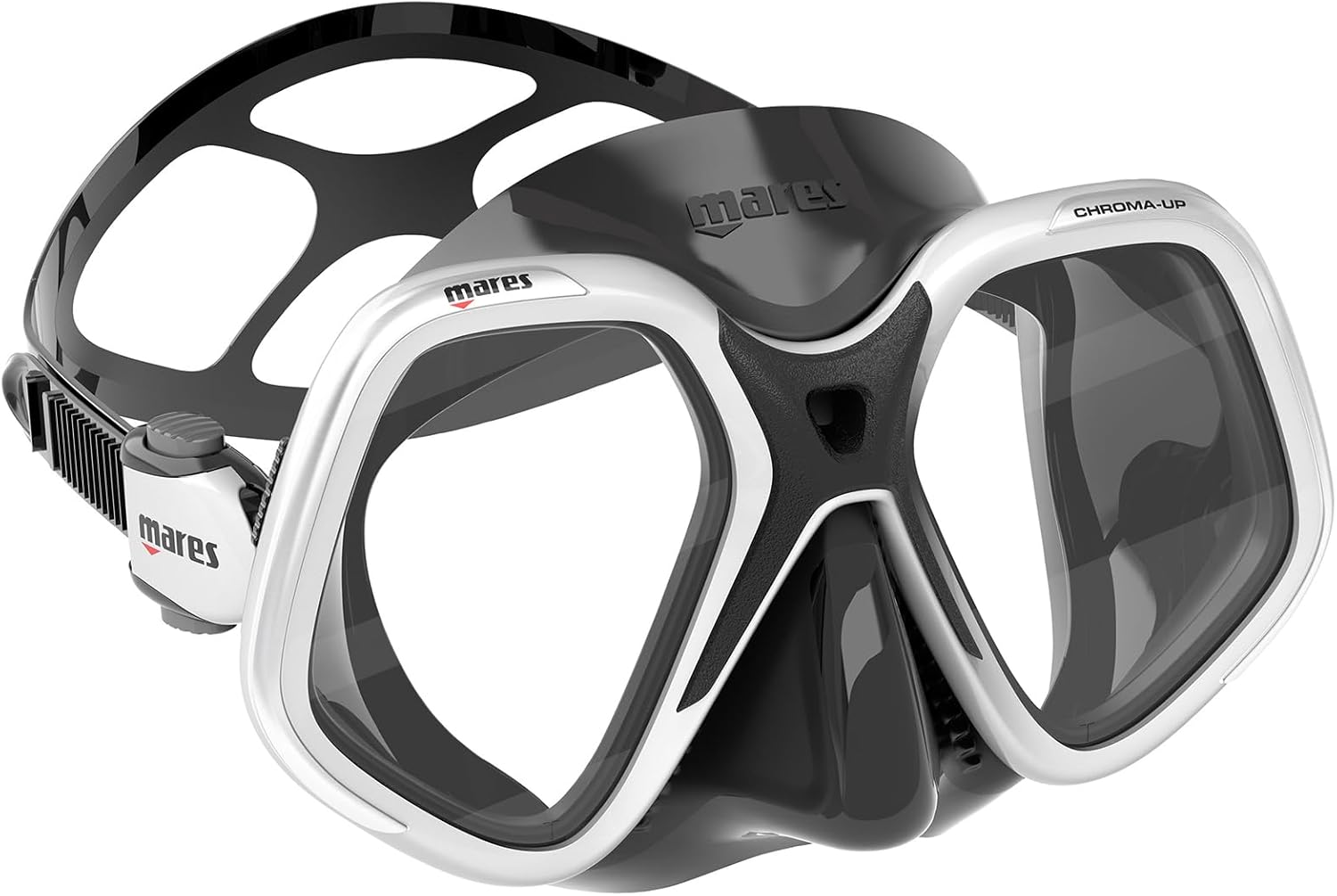 MARES Unisex Adult Chroma Up Comfortable Scuba Diving Mask with Silicone Face Piece