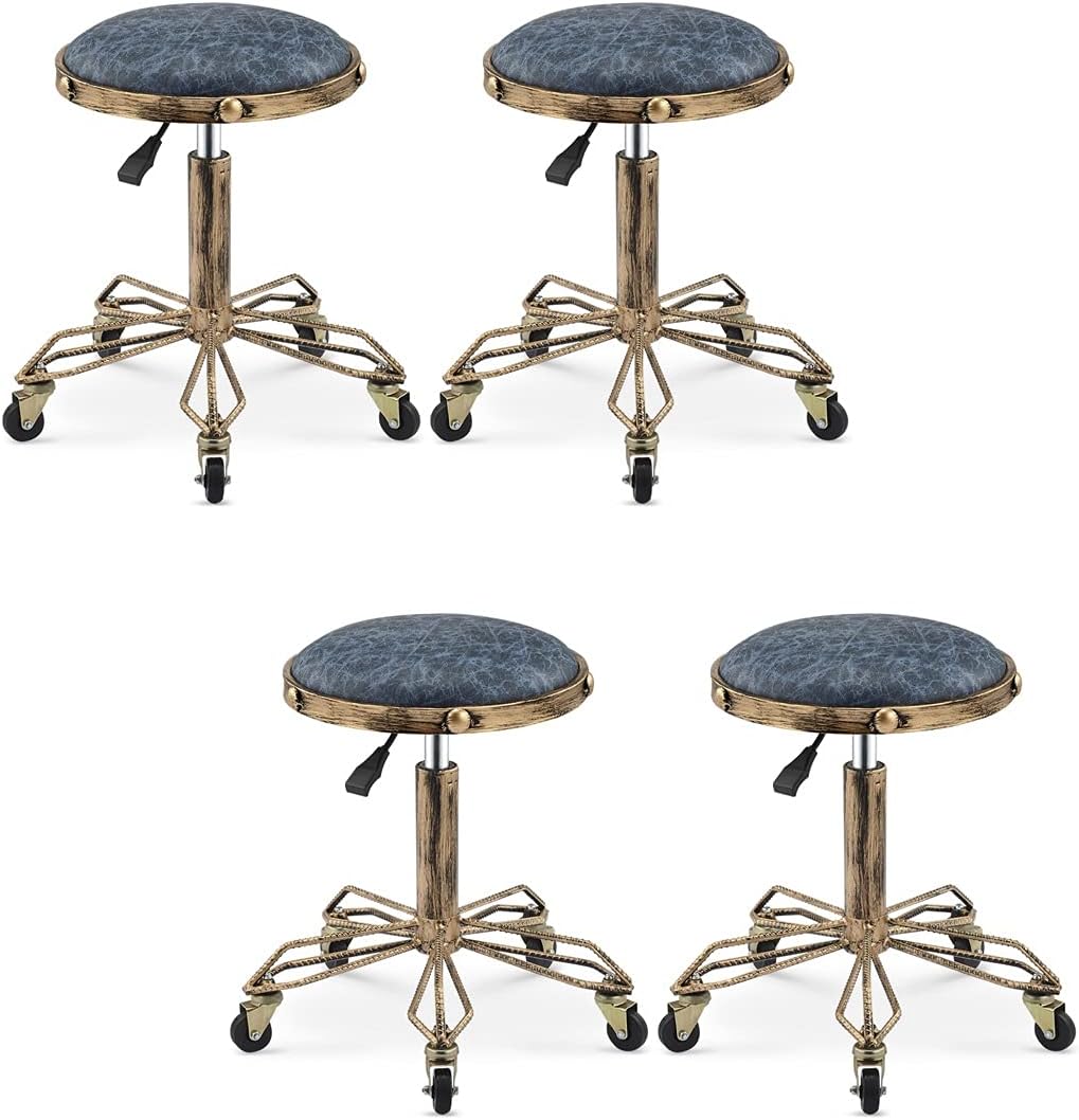 Adjustable Swivel Counter Bar Stool Chairs High Bar Stools