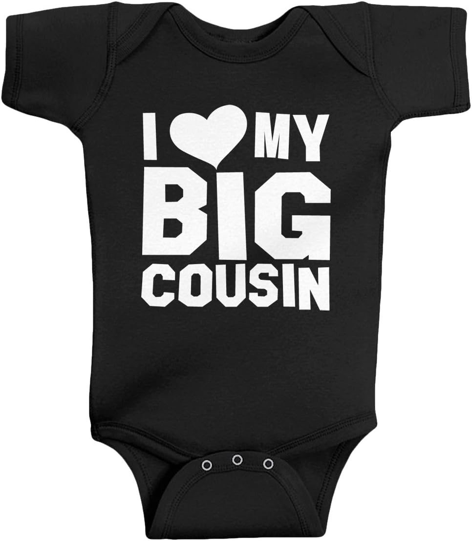 Threadrock Unisex Baby I Love My Big Cousin Bodysuit