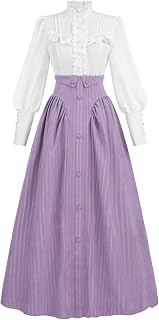 LTAKK Renaissance Dress Women Medieval Costume Victorian Dresses Pirate Skirt Fairy Witch Dress Price In India
