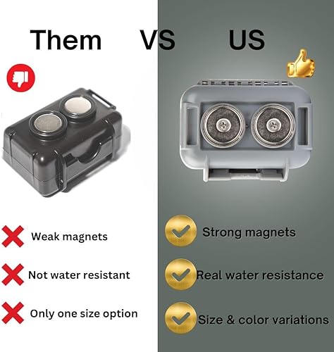 Miniatura 3 de El soporte magnético para llaves ocultará una llave para tu automóvil, ocultador de llaves para exteriores, soporte para llaves debajo del automóvil