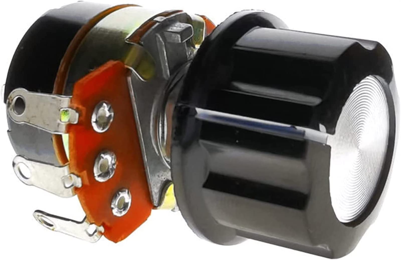 Potentiomètre 10K Ohm WH138 avec interrupteur rotatif axe rond 20mm