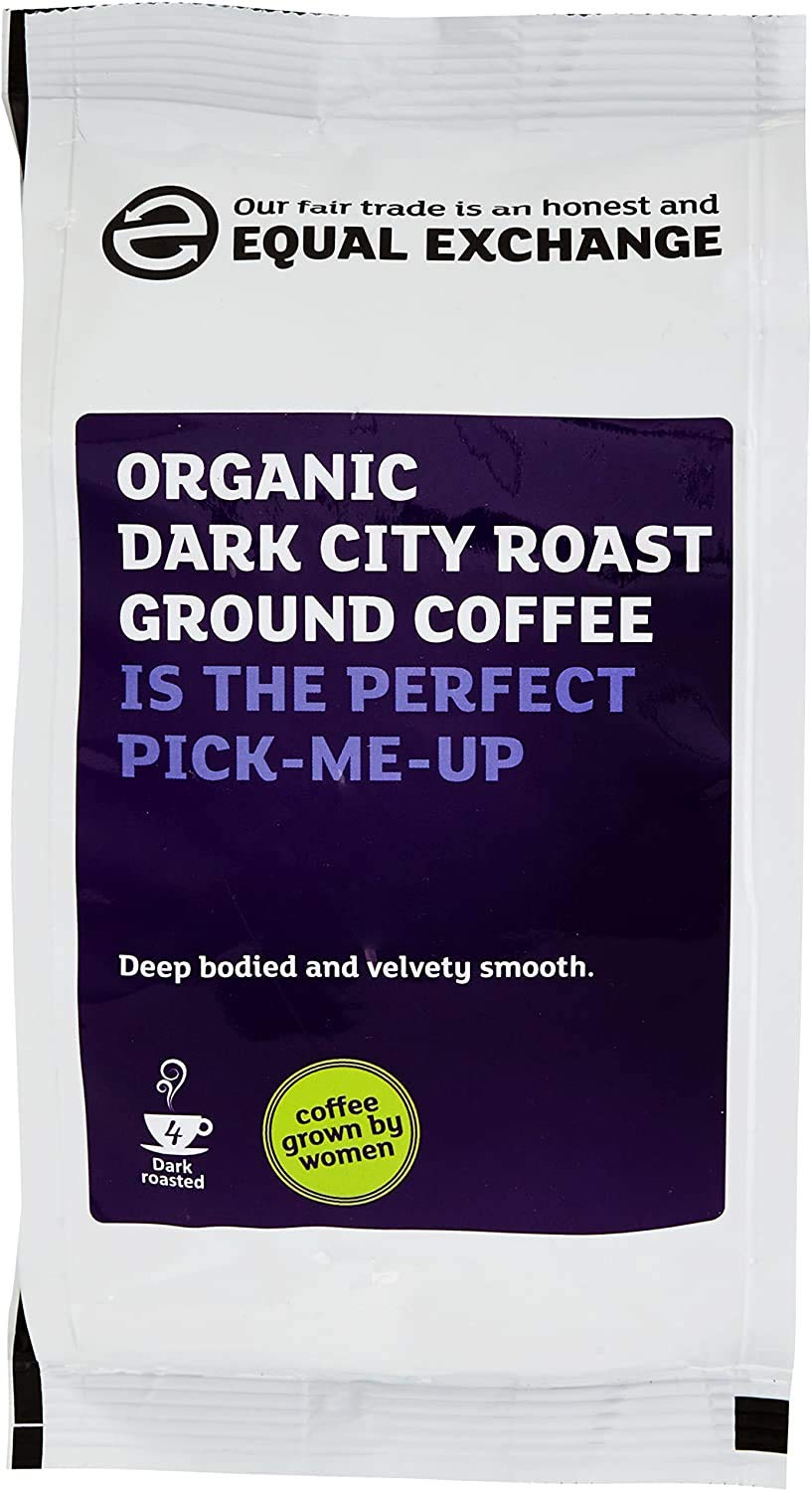 Equal Exchange Organic Dark City Roasted Ground Coffee