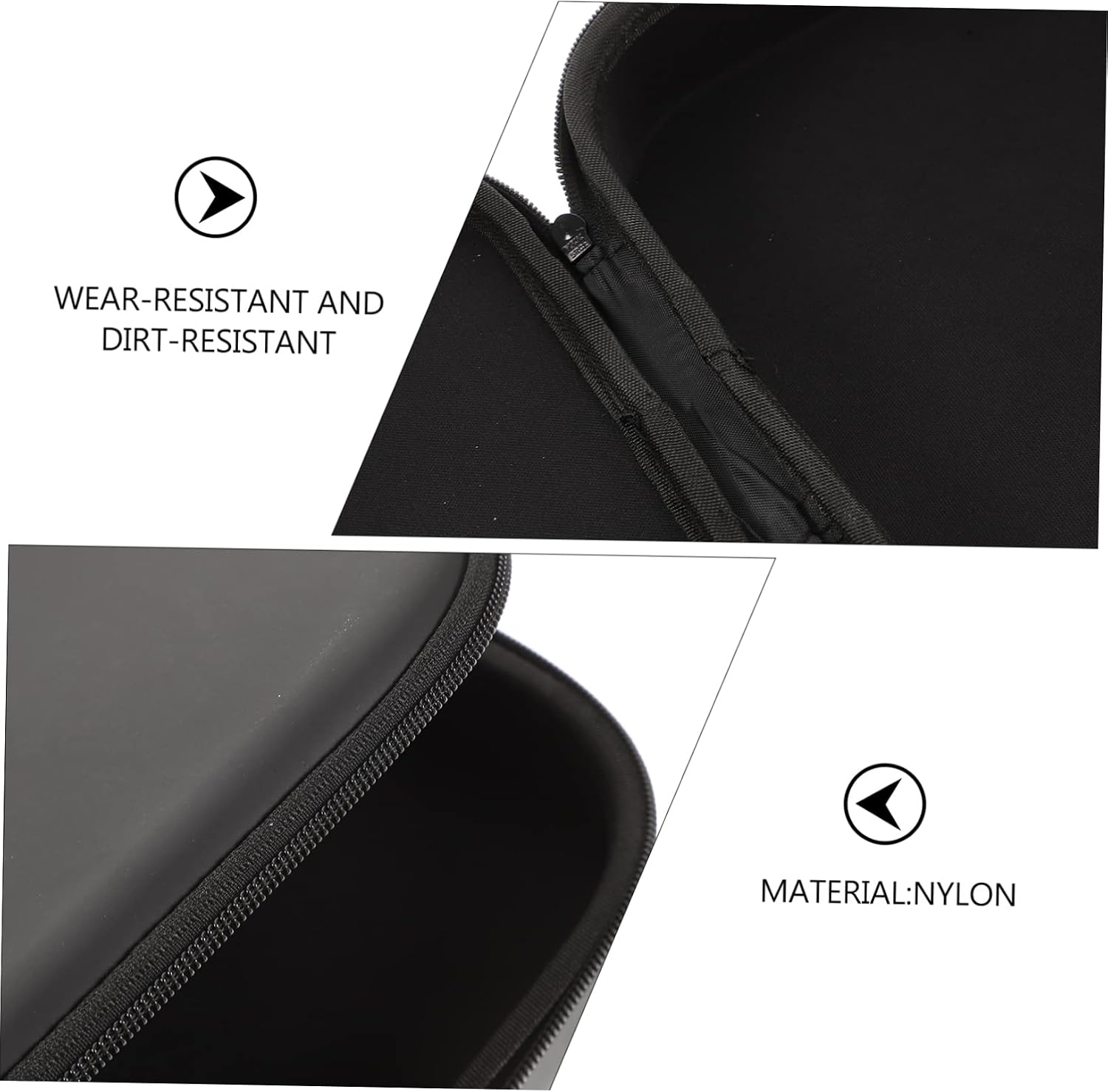 Housoutil Desktop Carrying Case for Protective Pc Storage Bag Wear-resistant Zippered Organizer for Travel and Office Shock Dust-resistant Design