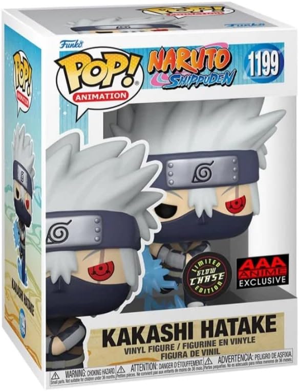 Miniatura 3 de Funko Naruto Shippuden: Kid Kakashi con Chidori (exclusivo de anime AAA) Glow Chase incluido con protector contra estallidos
