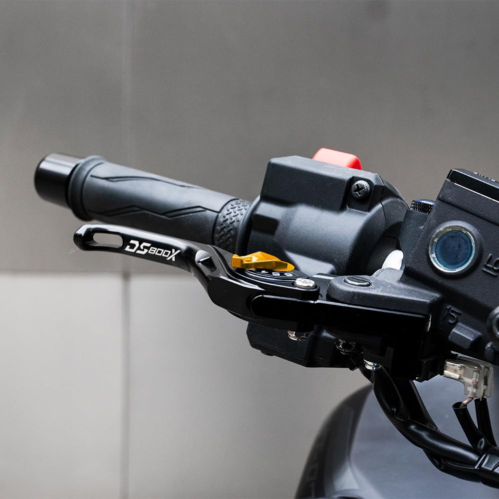 Adapté pour VOGE 800 DSX DS800X Rally DSX 800 2025 2026 Moto Ensemble de leviers de frein et d'embrayage en CNC Poignée de frein Leviers d'embrayage Accessoires 800 rally dsx 800dsx (Or)