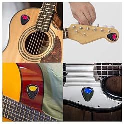 yehei Lot de 2 boîtes de médiators de guitare mini étui en plastique médiator supports en celluloïd, accessoires pour… - Les Beatles, Paul McCartney, John Lennon, RIngo Starr, George Harrison yehei Lot de 2 boîtes de médiators de guitare mini étui en plastique médiator supports en celluloïd, accessoires pour… – Image 6