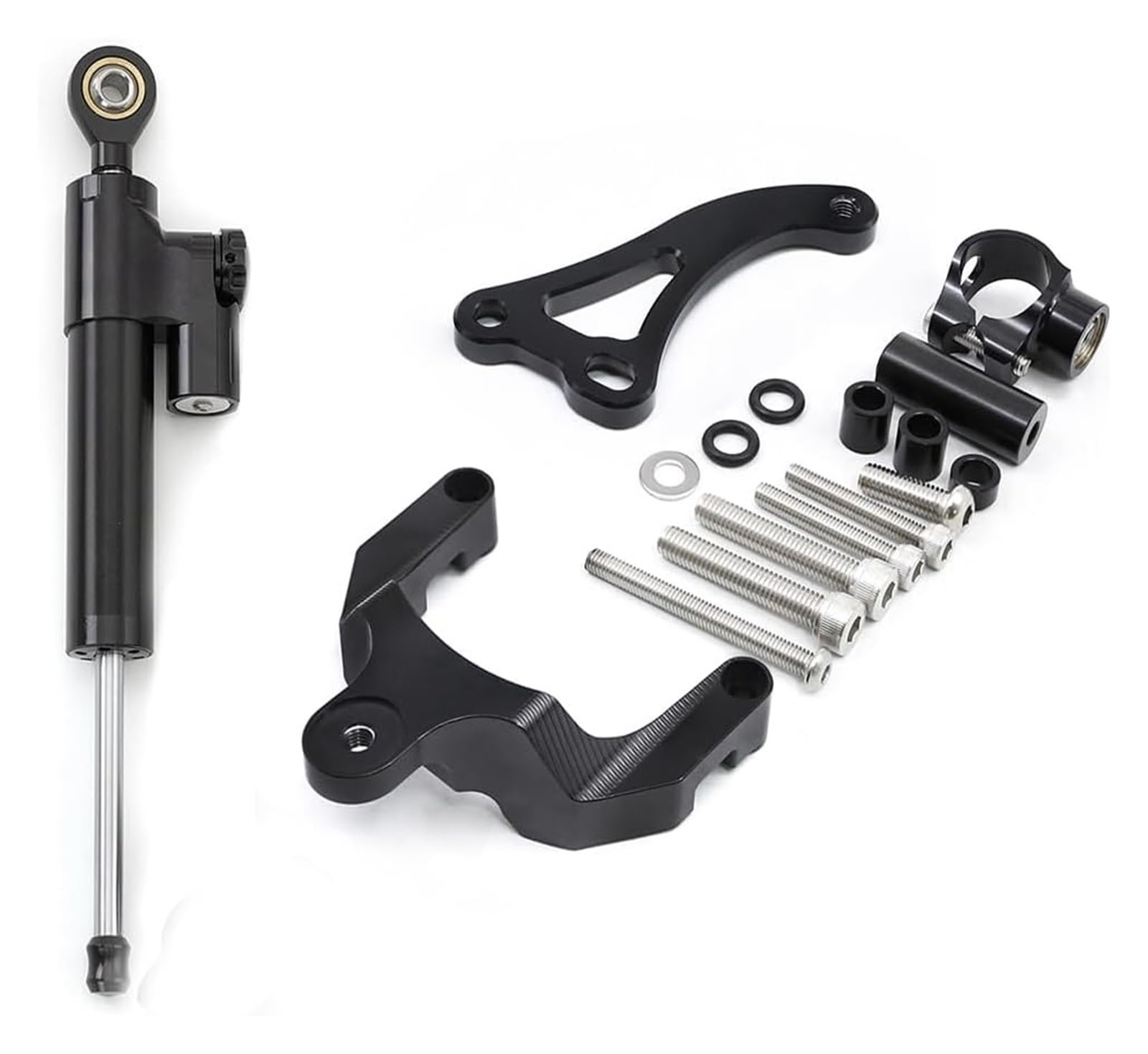 Amortisseur de direction pour GSX750 et GSXS750 2017-2023 CNC avec kit de support de montage noir