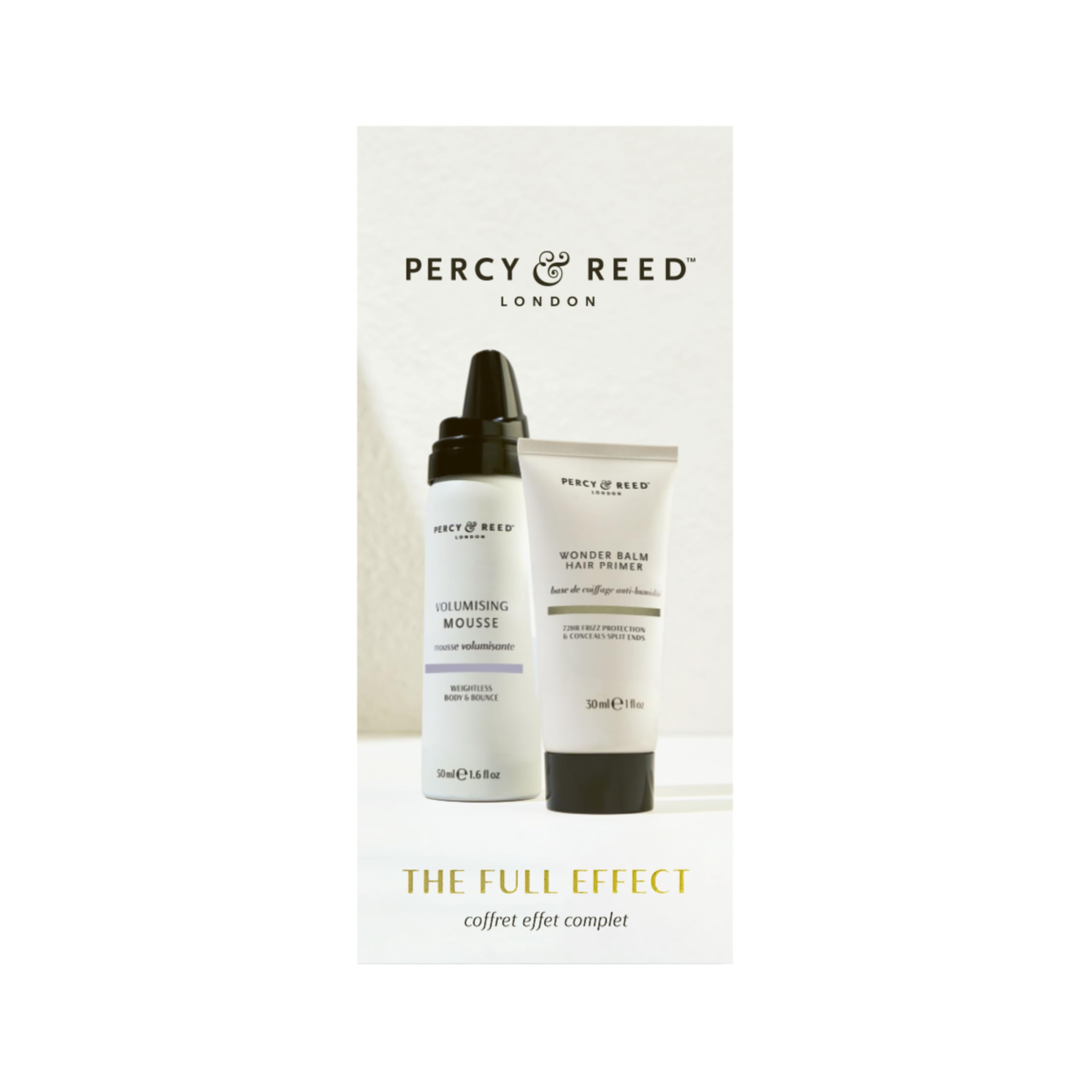 Percy & Reed Volumising Hair Mousse 50ml & Wonder Balm Hair Primer 30ml