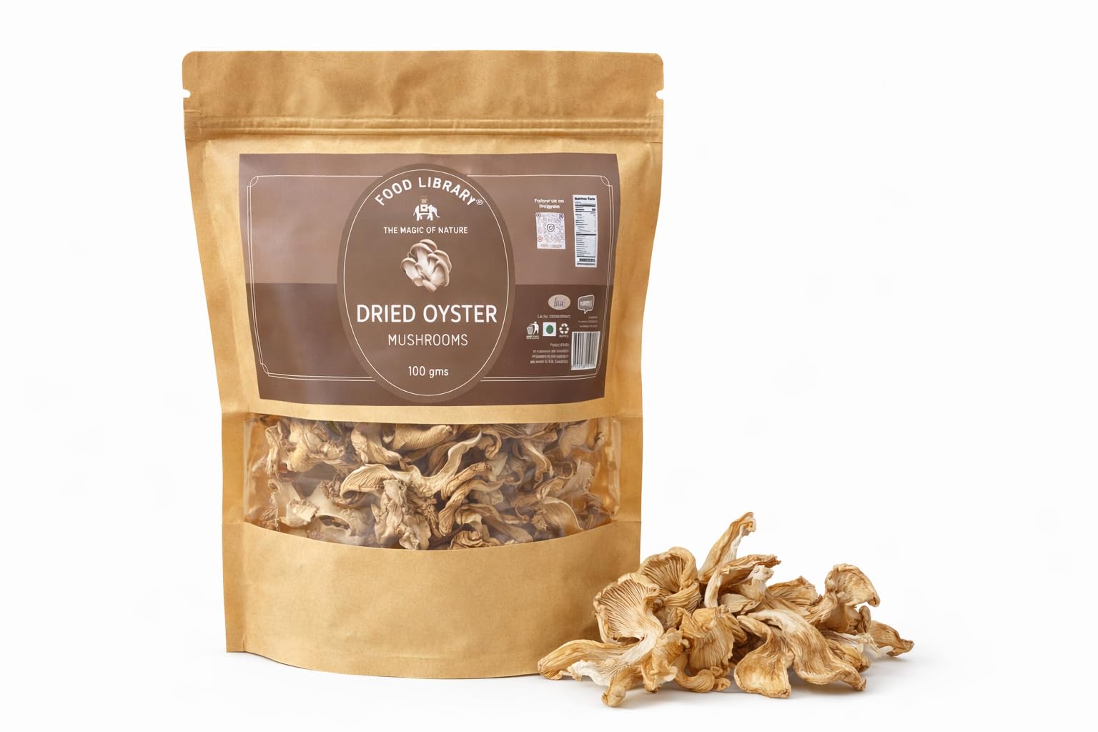 Dried Mushrooms (Oyster,100 grams)