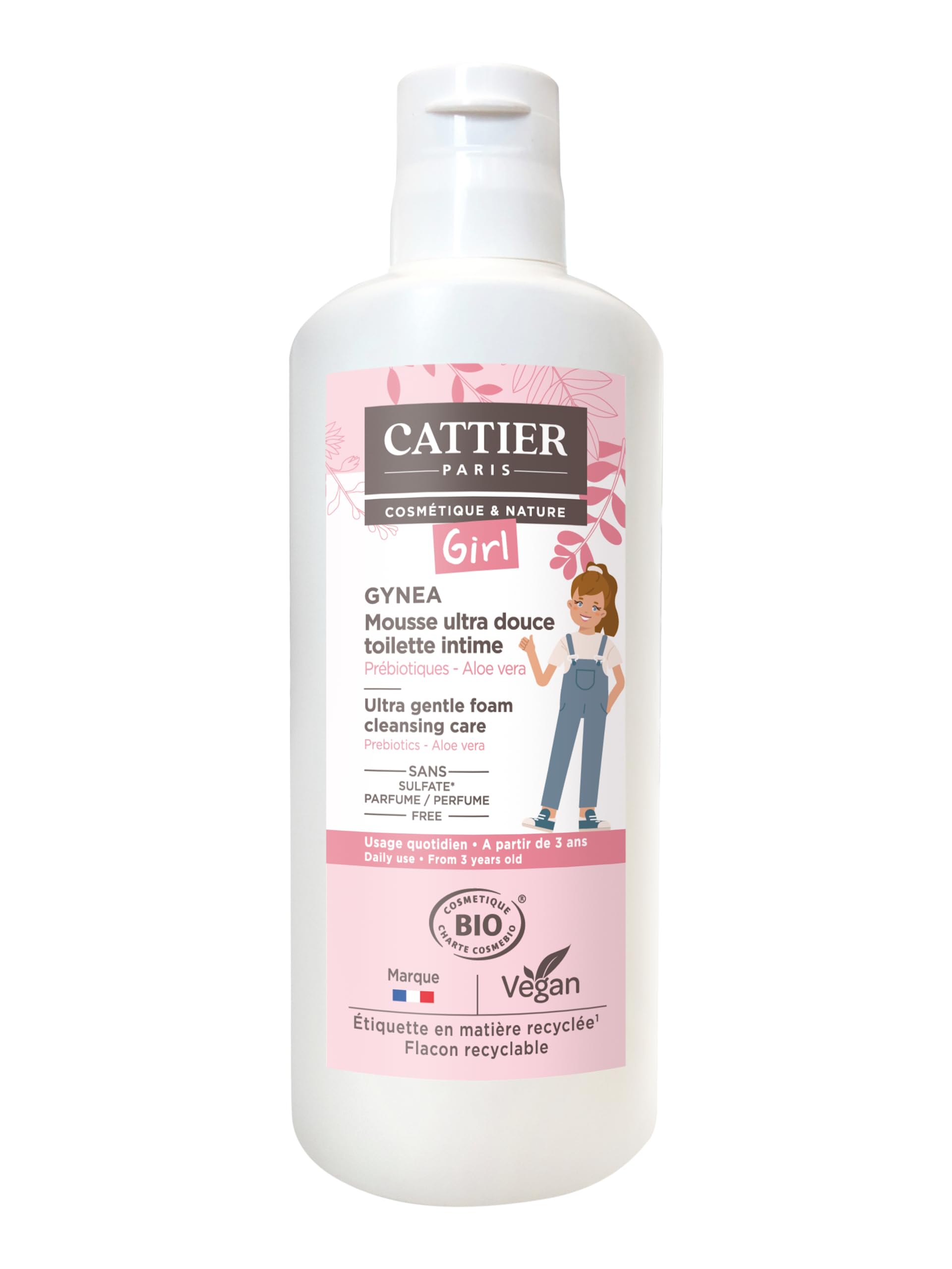 CATTIER Gynéa Girl Intimtoilette Schaum Ultra Soft - 150 ml