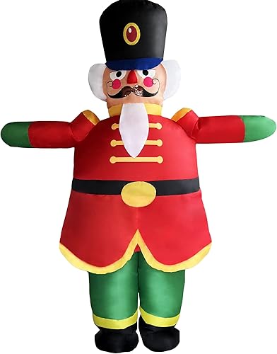 Vista 3 de Disfraz inflable de Navidad Decoración inflable de Navidad para adultosfiesta de Navidaddesfile