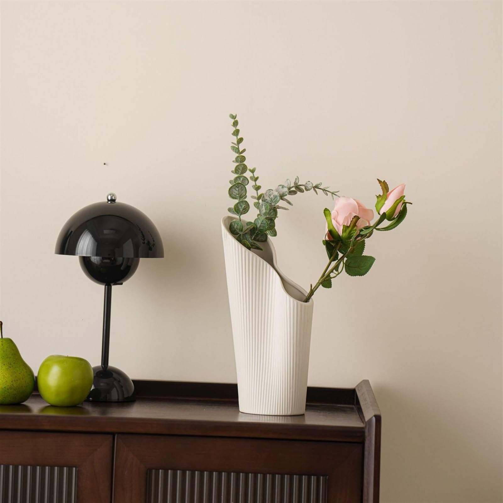 Vaso in ceramica, vasi da fiori moderni per arredamento, vasi in ceramica per fiori, vaso decorativo per fiori, vaso Boho