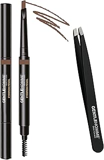 Gentlehomme Lápiz de cejas y pinzas de acero ...
