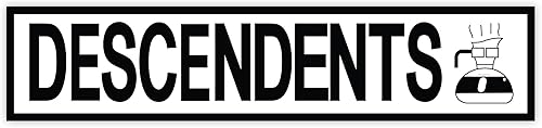 Calcomanía de los descendientes de 8" x 2"