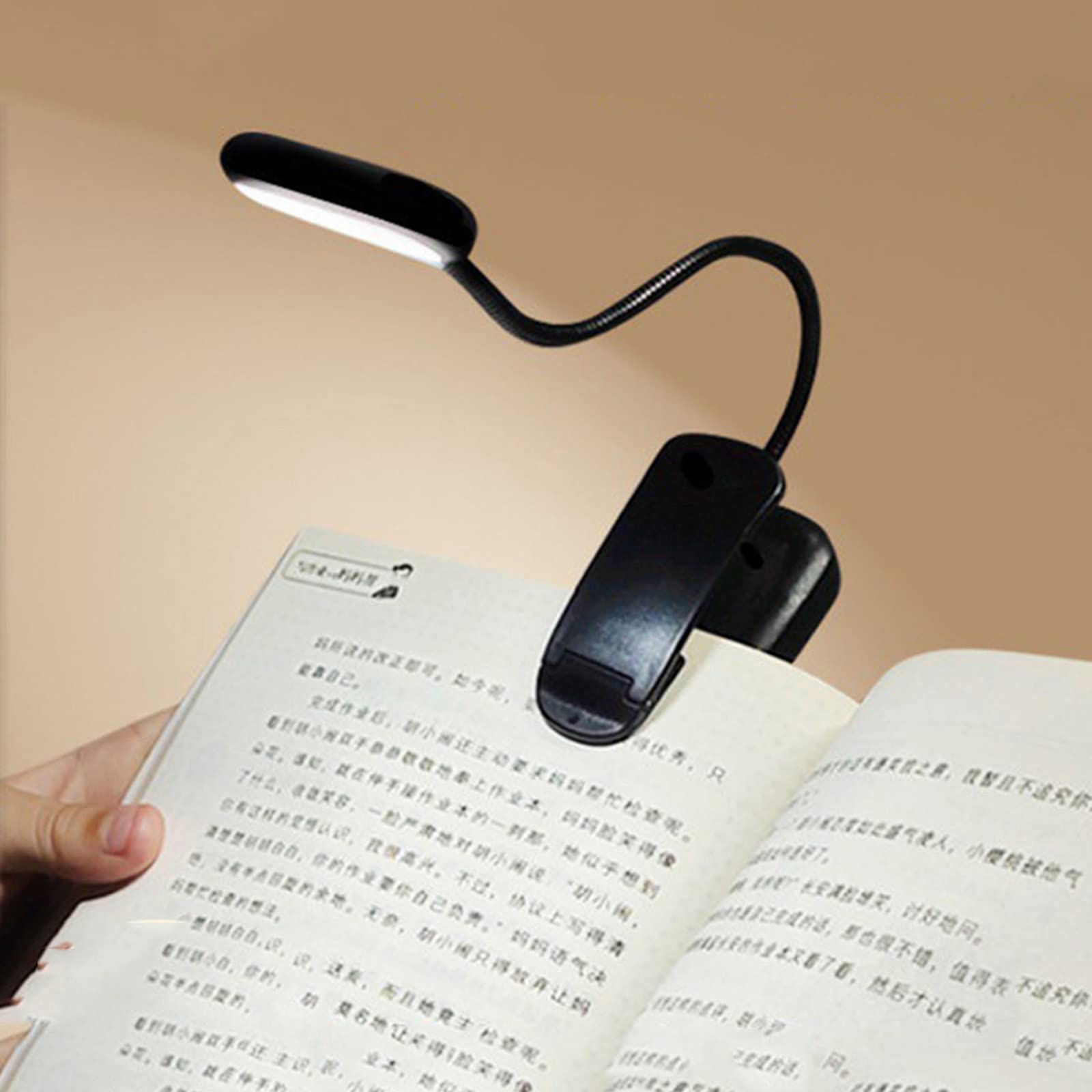 Clip Reading Lamp Desk Lamp Intelligent Folding with USB Cable for Bedroom for Dorm for Family
