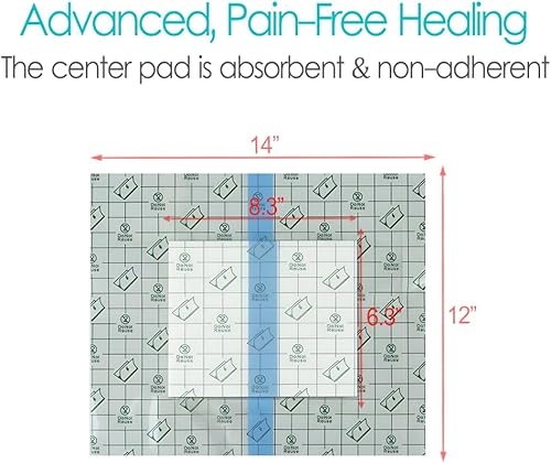 Miniatura 5 de Bolsa de ostomía impermeable para ducha con almohadilla no pegajosa para colostomía, ilostomía, bolsa de urlostomía, protector de ducha, 12 x 13.7,