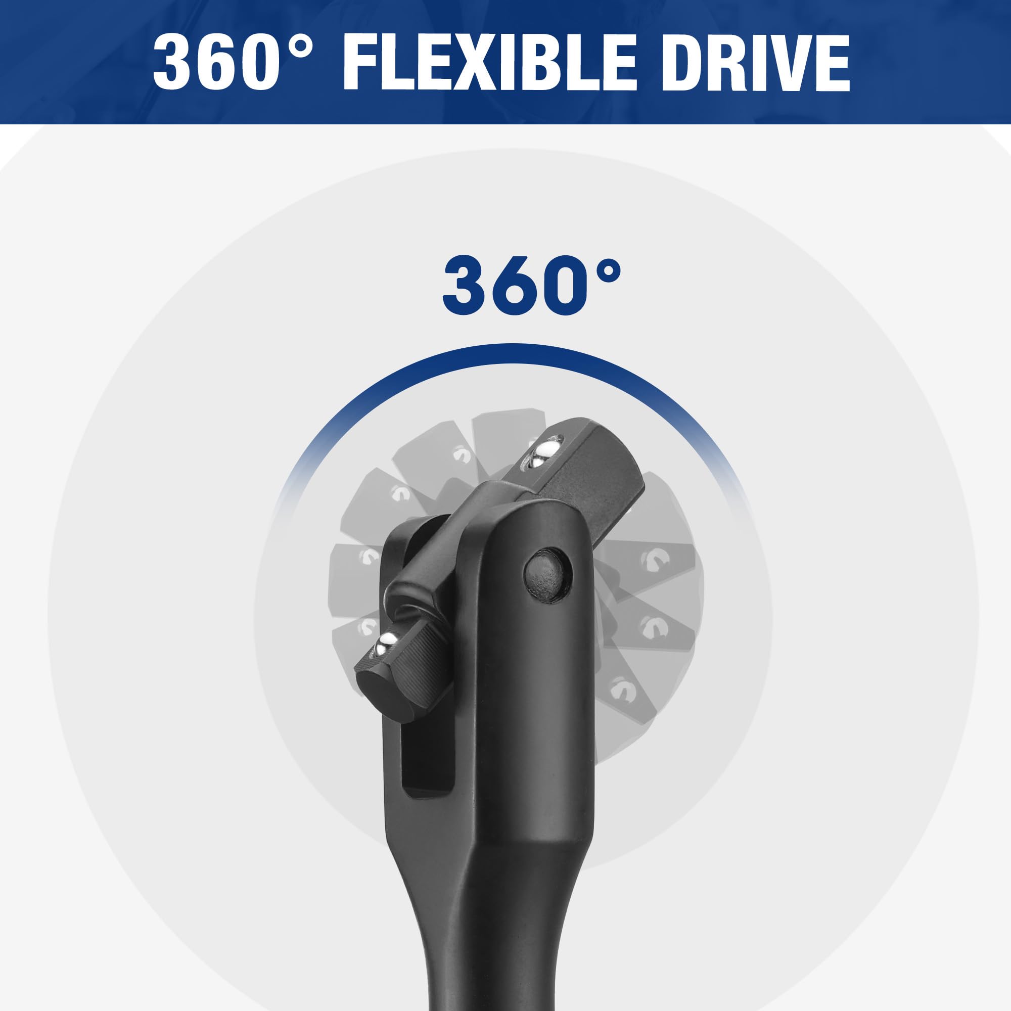 WORKPRO Breaker Bar - 24" Dual Drive -5