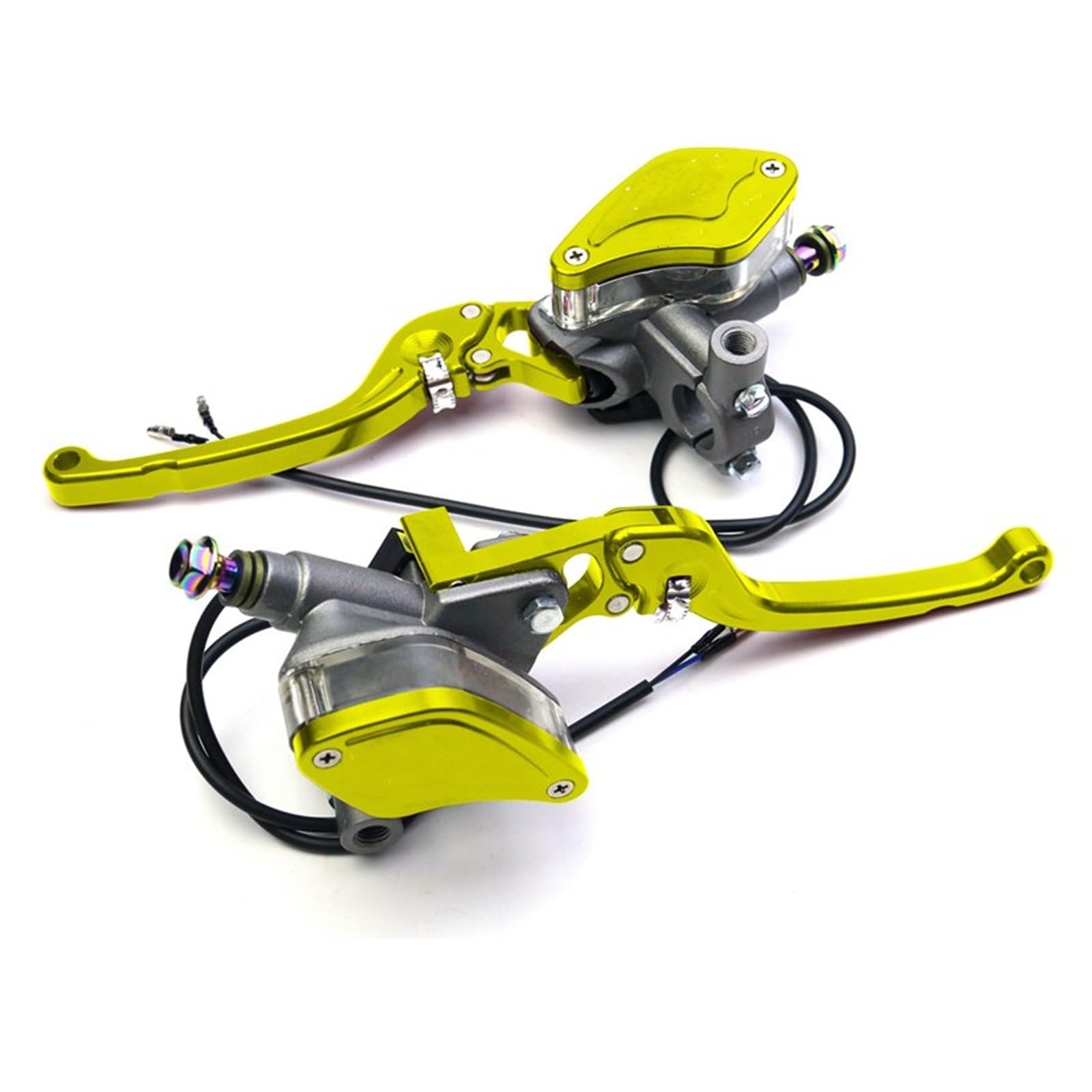 Tingyus G Motorbike Brake Lever Motorcycle 22Mm Handlebar Hydraulic Clutch Lever Brake Pump Master Cylinder(G)