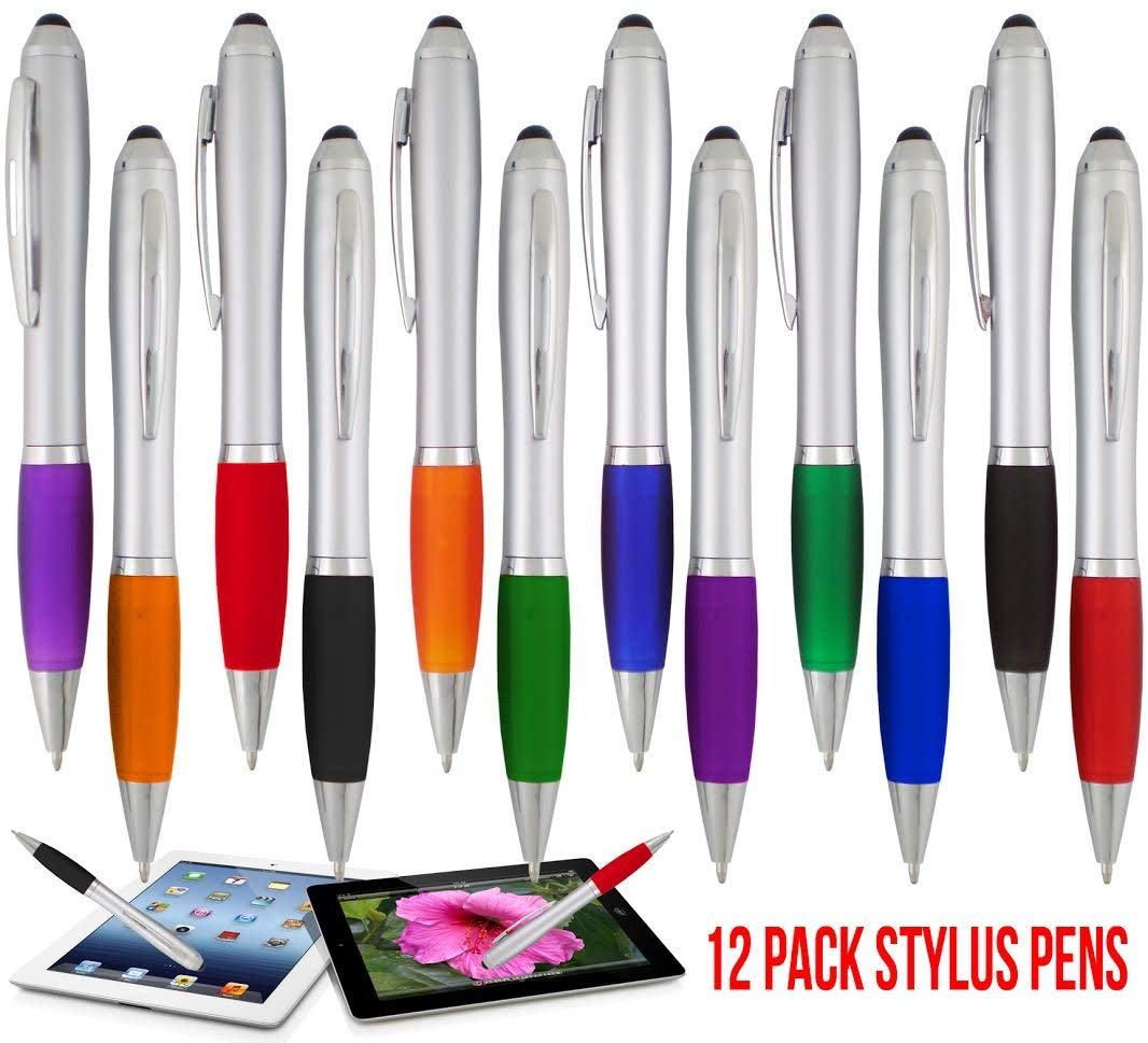 SyPen Stylus Pens 2 In 1 Touch Screen & Writing Pen Assorted Colors Sensitive Stylus Tip For Yourtouch screen Devices & More