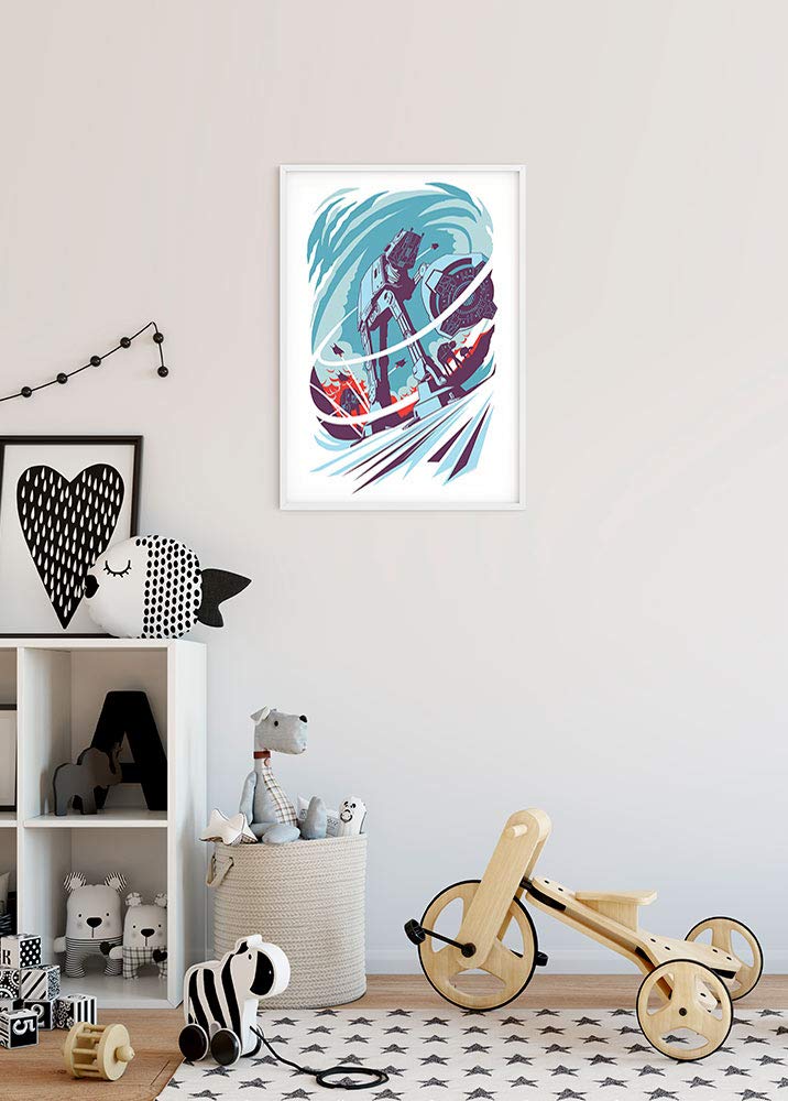 Komar Star Wars Wandbild „Hoth“ – Druck 50x70 Cm, Ohne Rahmen, Hochwertiges Poster, Made In Germany