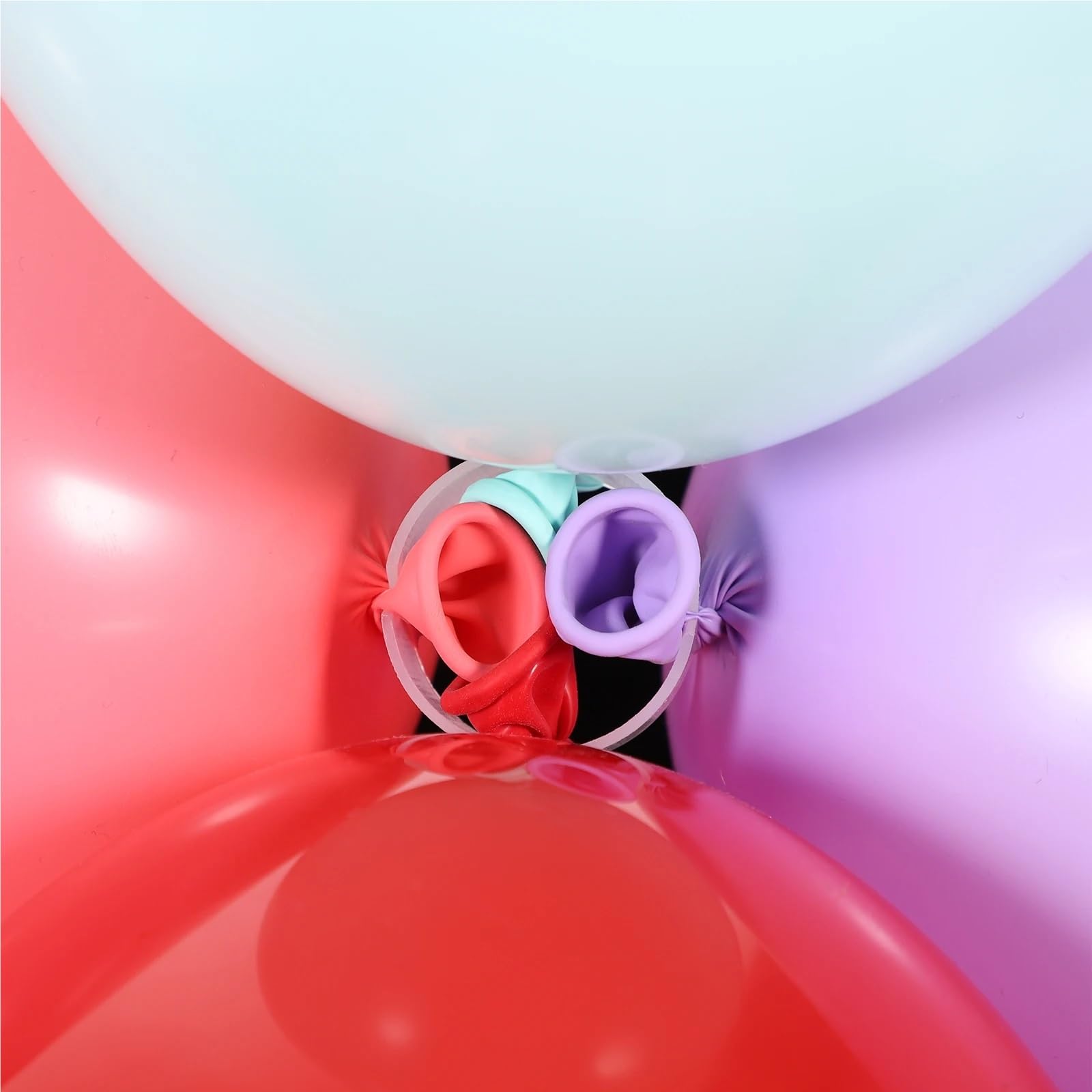 Klipsy do balonów, 200/500/800 szt. klipsy do balonów narzędzie uszczelniające plastikowe kolorowe na przyjęcie weselne dekoracje na baby shower (500 szt.)