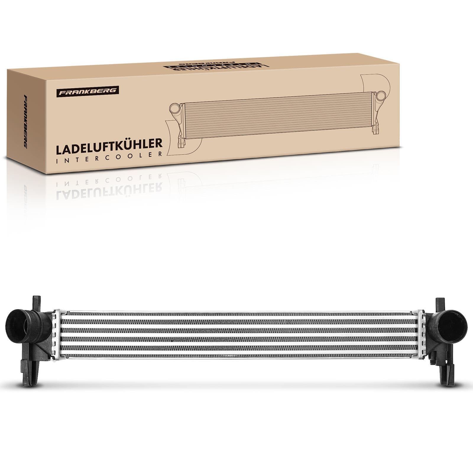 Frankberg Ladeluftkühler Kompatibel mit A1 8X 2010-2015 Ibiza IV 6J 6P 2008-2015 Toledo IV 2012-2015 Fabia II 2010-2015 Polo 2009-Heute Replace# 6R0145805