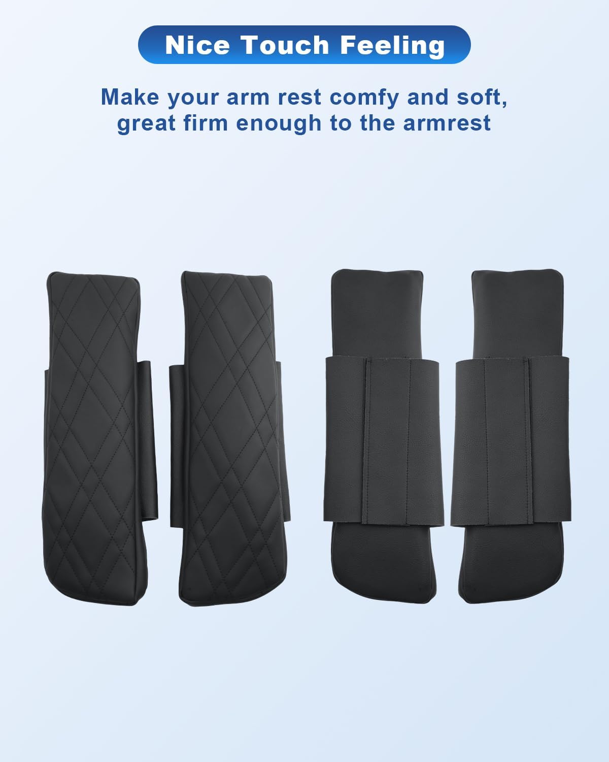CDEFG 2Pcs for 2022-2025 BMW iX Center Console Cover for 2022-2025 BMW iX Accessories Armrest Cover 2022-2025 iX Middle Console Pad Arm Rest Cushion Leather Cover