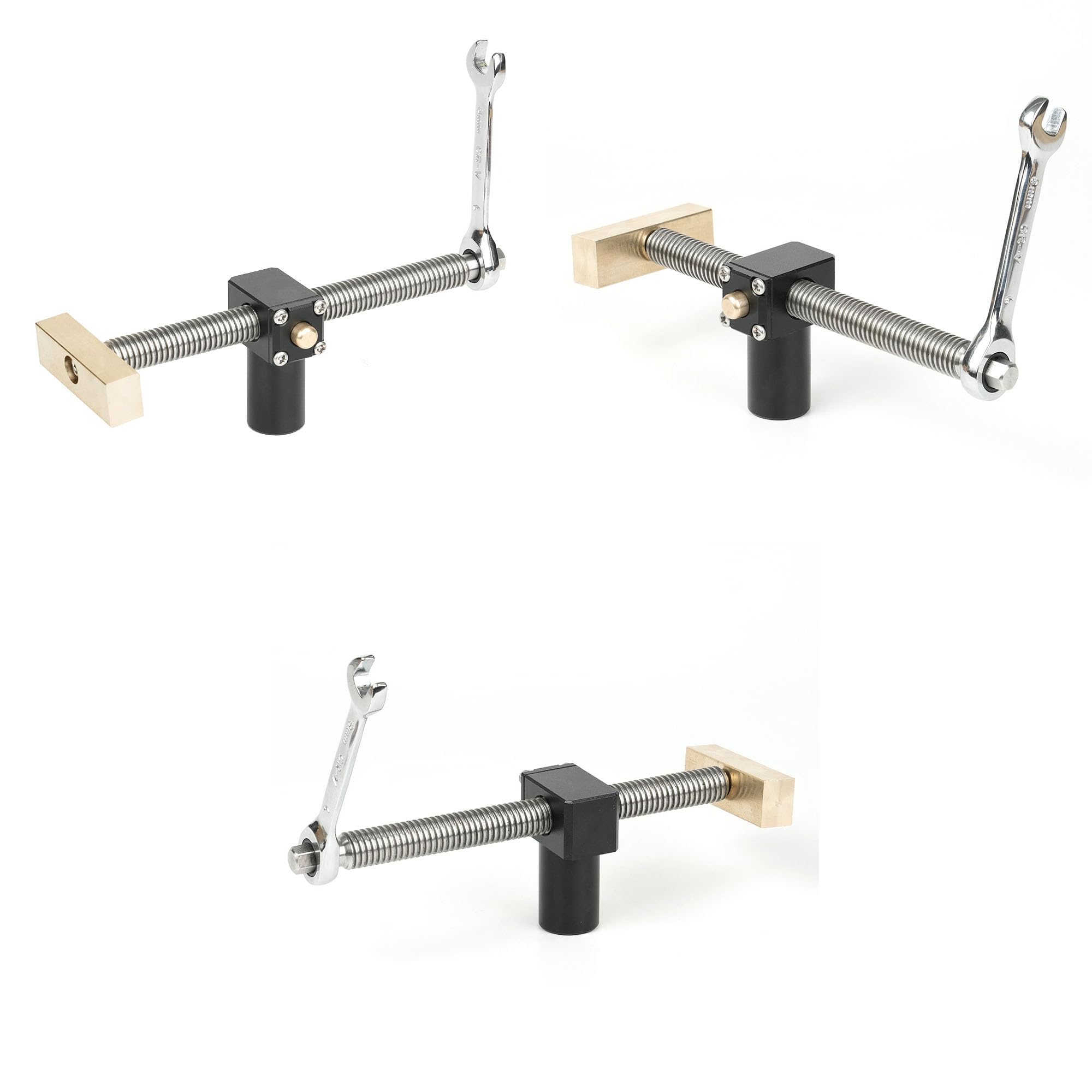 2 Stück Tisch-Werkbank-Klemmen für 20 mm Loch, DIY-Positionierung, Holzbearbeitung, verstellbare Schreibtisch-Clips, Befestigung, Schraubstockbänke, Tischlerwerkzeug