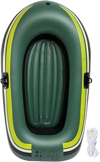 Schlauchboot | 1 Person verdickt rutschfest | kleines aufblasbares Boot Angeln Floß | Verbesserte Stabilität Design für Pool Fluss Teich Dock Outdoor Sommer Schwimmen Bräunen Kajak Bootfahren