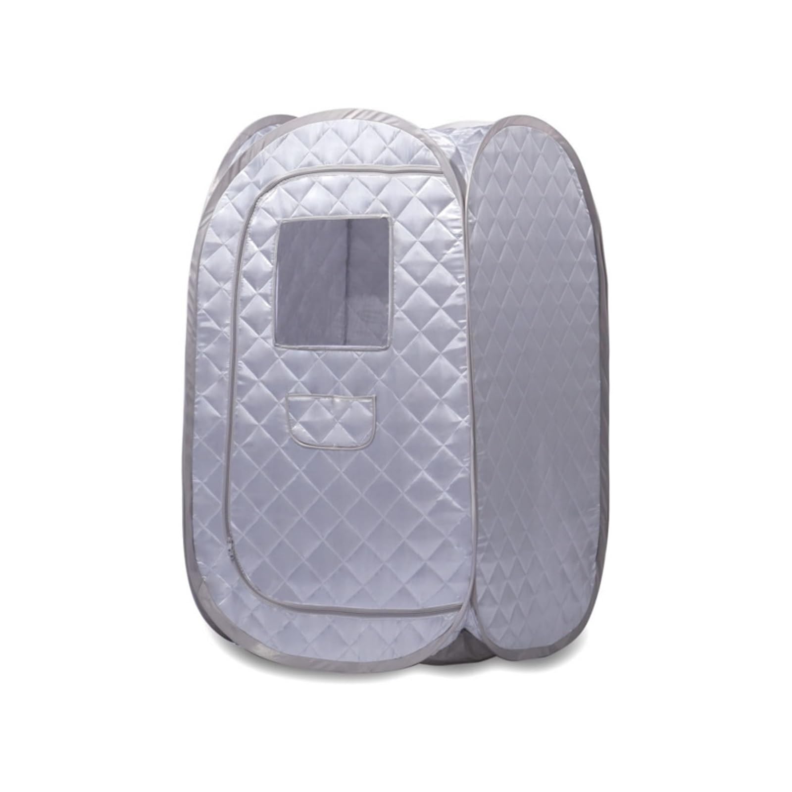 Sauna Portatile, Tenda da sauna più grande for cabina pieghevole da bagno portatile, non include tenda da sauna mobile con neratore di e(Grey)