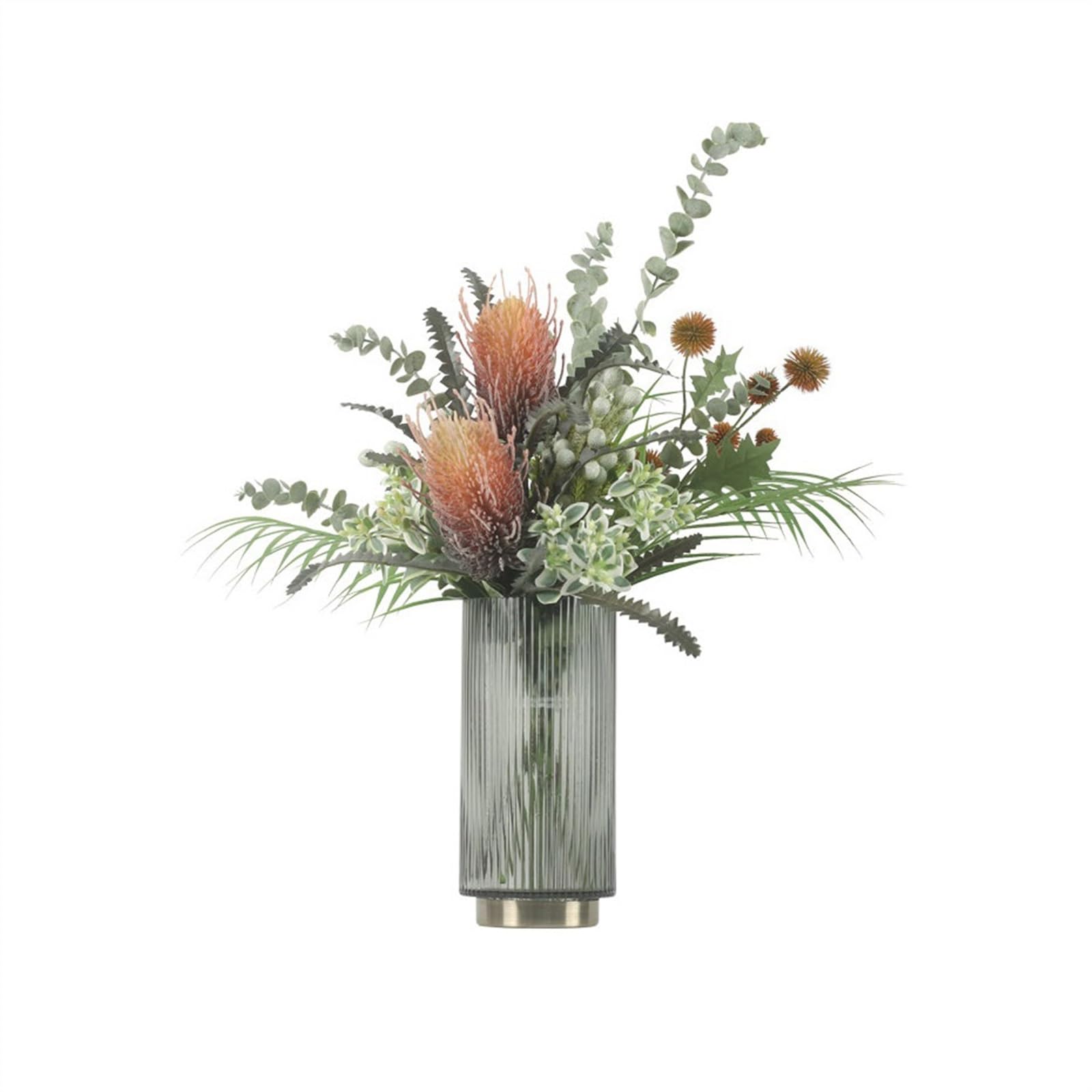 Gv8pA5fj7b Ready Arranged Flowers in Vase Artificial Flower Arrangement Decorations Handmade Art Bouquet Dining Table Entryway Desktop Centerpiece Simulation Flowers