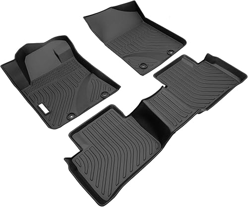 Miniatura 4 de AoKuElec Alfombrillas de goma para todo tipo de clima para Altima 2014-2015, el juego completo incluye 1 y 2 filas de cobertura máxima, alfombrilla