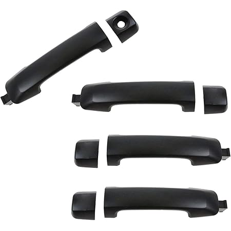 Black Door Handle Cover 4D Fits 2007-2018 Toyota Tundra