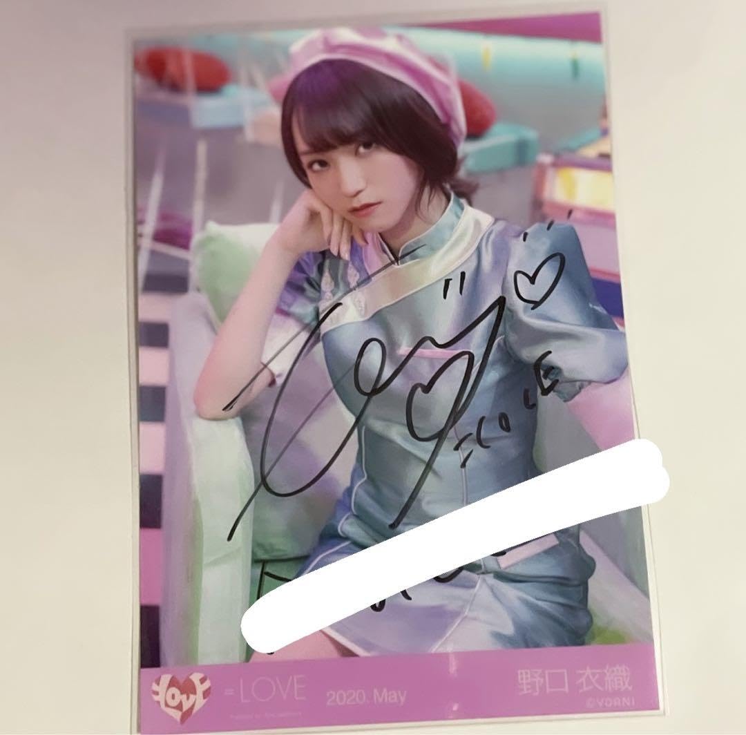 大谷映美里 生写真 直筆 コメあり ＝LOVE スペイベ 限定 横アリ