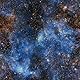 ReWallpaper Galaxy Tapete Kinderzimmer Jungen Klebefolie Möbel Blau Dunkel Muster Tapete Sternenhimmel Blau 44.5CMx3M Dekofolie Selbstklebend für Wand Türen Decke Schrank Tapeten Flur