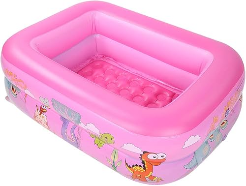 Miniatura 5 de Piscina familiar inflable con bomba de 47.2 x 35.4 x 14.2 in, piscinas para niños y adultos o toda la familia, más que otras piscinas inflables para