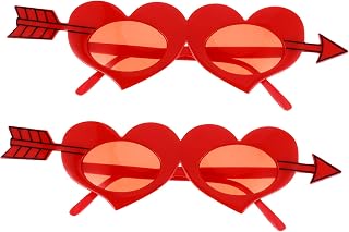 2 Pçs Óculos De Coração Óculos De Sol De Coração Óculos Sem Aro Óculos De Sol Para Crianças Suprimentos Para Festas Infantis Óculos De Sol Cosplay Óculos Em Forma De Amor Óculos