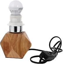 KONTONTY 1Pc Suporte De Lâmpada De Madeira Base De Lâmpada Decoração Tomada Base De Lâmpada De Mesa Tomada De Receptáculo Suporte De Lâmpada De Madeira Natural Suporte De Lâmpada Chique
