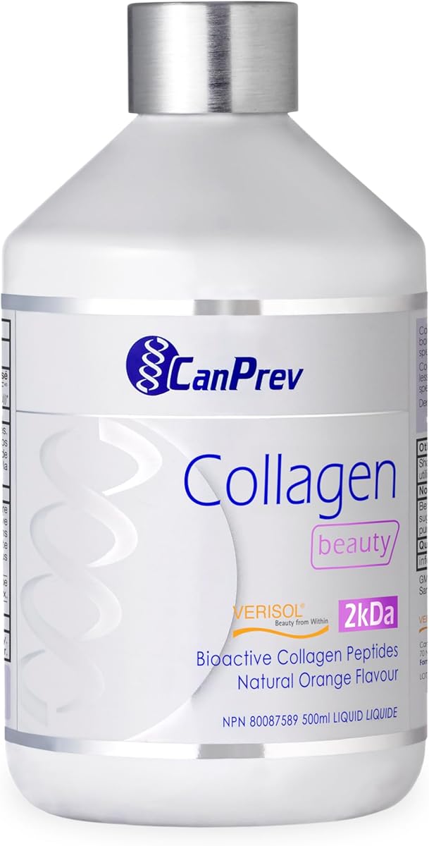 CanPrev CanPrev Collagen Beauty Liquid, 500ml 50-Day Supply - Skin Smoothness & Elasticity in 28 Days - Free from Dairy, GMO and Gluten - Features Verisol Bioactive Collagen Peptides for Radiance and Support