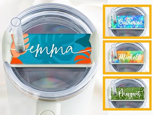 Placas de nombre personalizadas para vaso Stanley, etiqueta de nombre personalizada para vasos de 20, 30 y 40 onzas, tapa de vaso, regalo ideal de Placas de nombre personalizadas para vaso Stanley, etiqueta de nombre personalizada para vasos de 20, 30 y 40 onzas, tapa de vaso, regalo ideal de