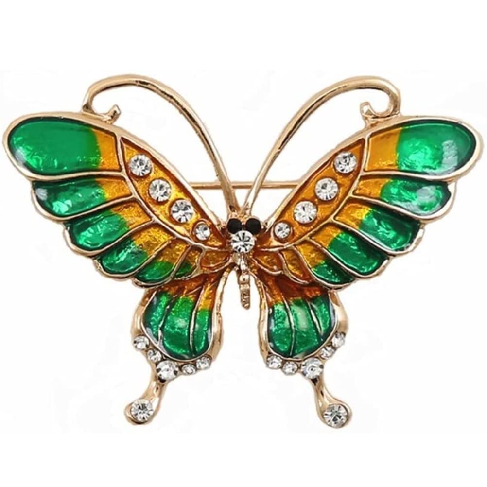 KYUSAR Brosche Broschen Brosche Mode emaillierte Schmetterlingsbrosche Stecknadel Kleidungsstück Accessoires Tier Brosche Fliege Broschen FüR Kleidung