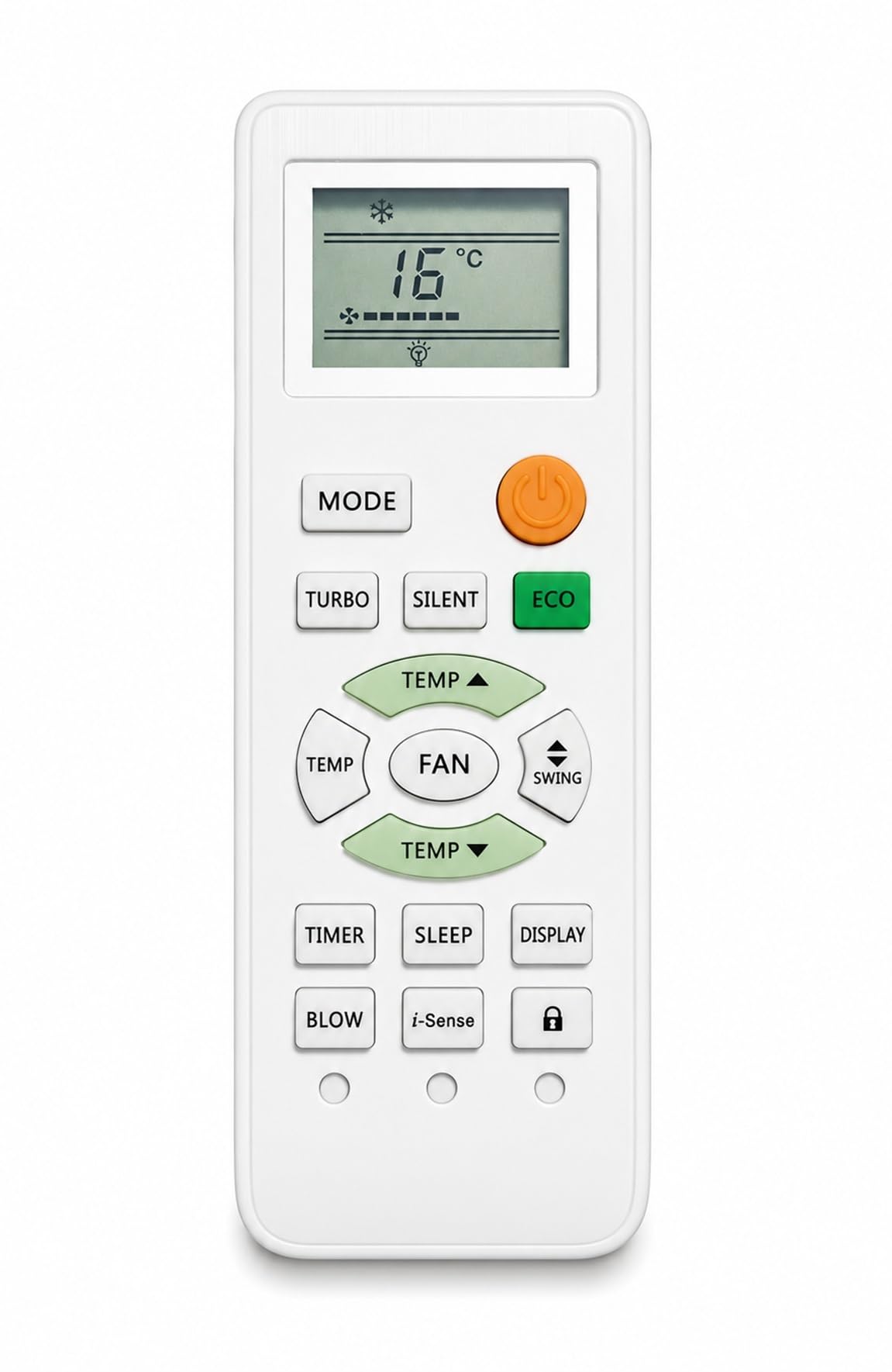 Best & Better Quality Compatible for Godrej/Haier Split/Window Ac Remote 1.5 2 Ton Model 131D 3 Stat 5 Star, Turbo/Silent/Eco/Display/Blow I-Sense (Same Function Please Match Your Old Remote)-image-10