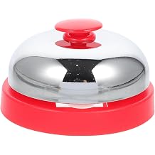 jojofuny Restaurant Call Bell Mini Desk Service Bell 2.87X2.87X1.77In Loud Ringing Practical Game Customer Service for Office Home Use