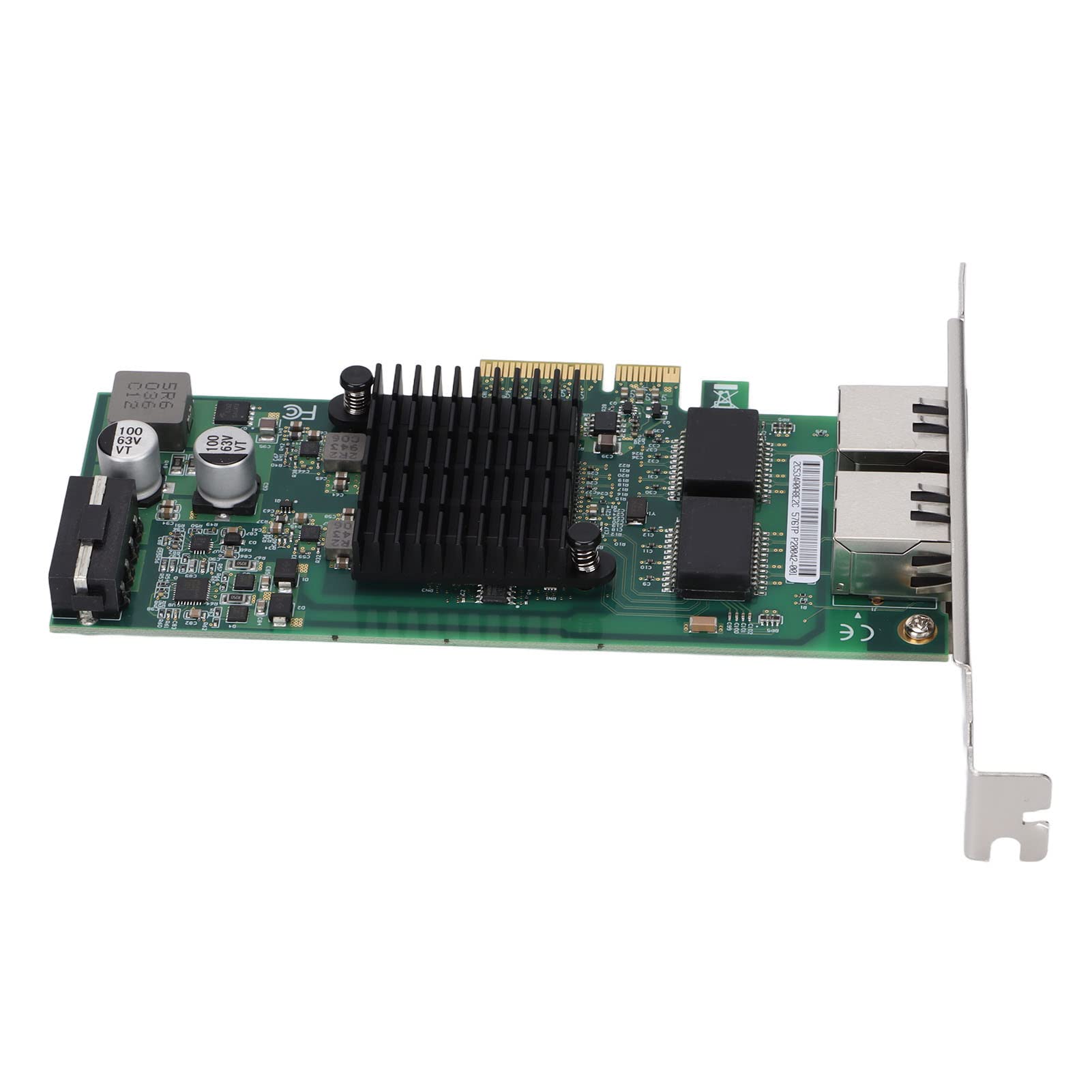 Scheda di Rete a Doppia Porta PCI-E X4 con velocità Gigabit per Applicazioni Server e Workstation Design Compatto