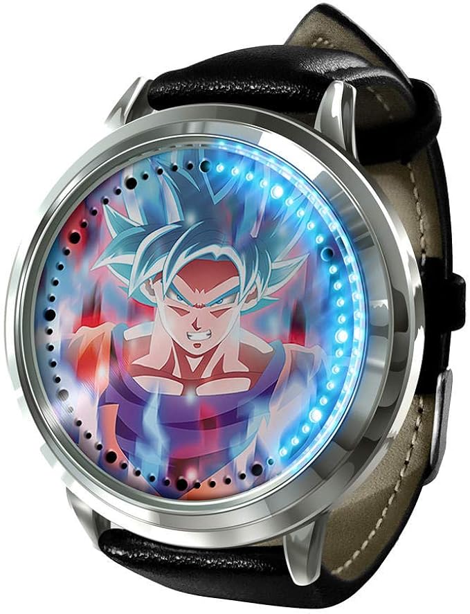 Dragon Ball Z Goku Men's Watches Binary LED Touch Screen Japanese Quartz  Waterproof Digital Light Clock Wrist Watch Unisex, silver : Amazon.de:  Watches