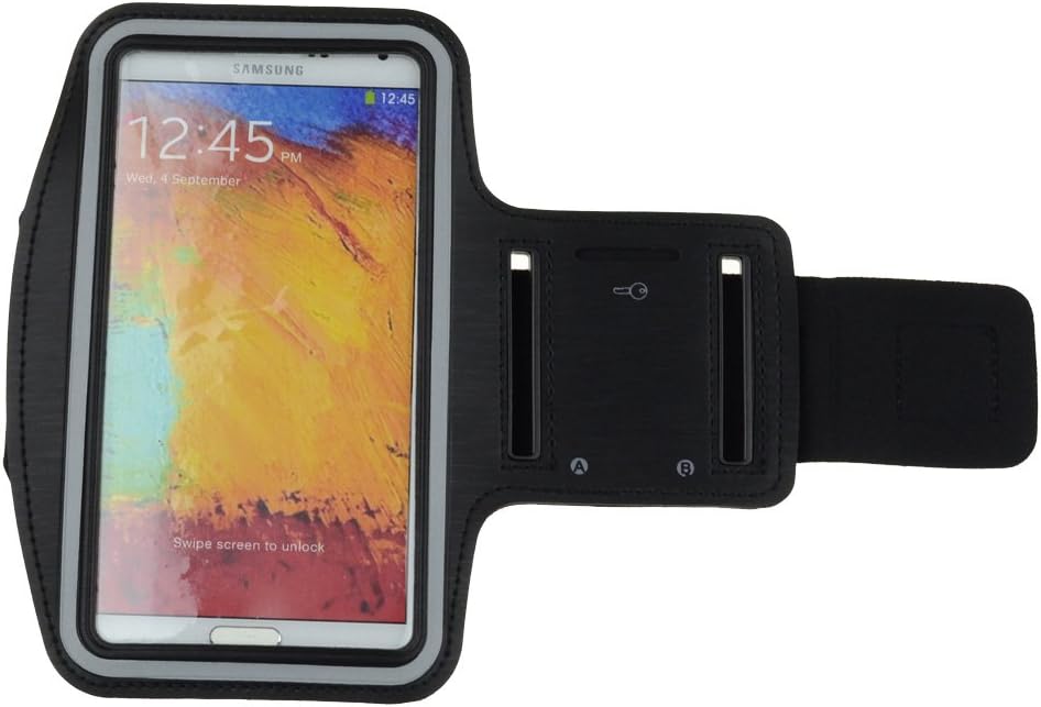 New Fashion Gray/Black Outdoors Sport running Gym Armband Case For Samsung Galaxy Note 2 II N7100/Samsung Galaxy Note GT-N7000 i9220/Samsung Galaxy S3 i9300/SAMSUNG Galaxy S4 i9500