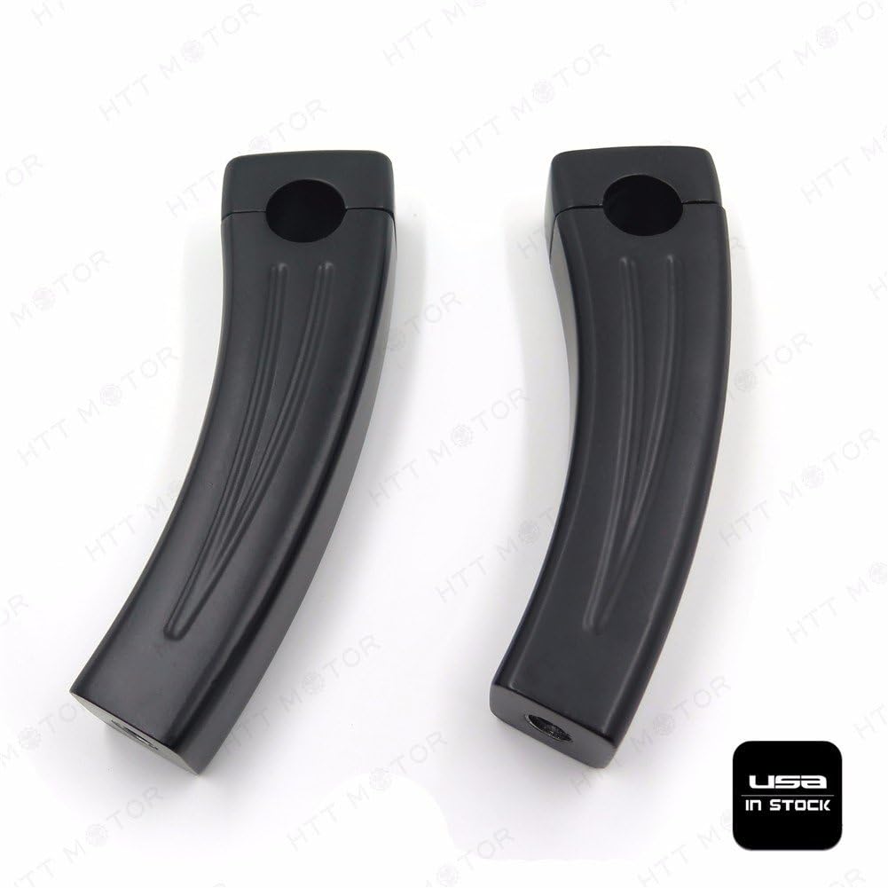 XKMT-5.5" Black Handlebar Pullback Risers Compatible With Universal Bikes (7/8" Hole Size Bar) Motorcycle [B012FGVONI]