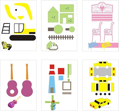 Miniatura 5 de 20 plantillas de dibujo de bolígrafo de impresión 3D que incluyen 40 diseños diferentes de dibujos animados, moldes de dibujo 3D para bolígrafo de